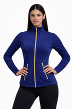 Navy Blue Sculpt Jacket