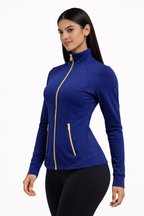 Navy Blue Sculpt Jacket