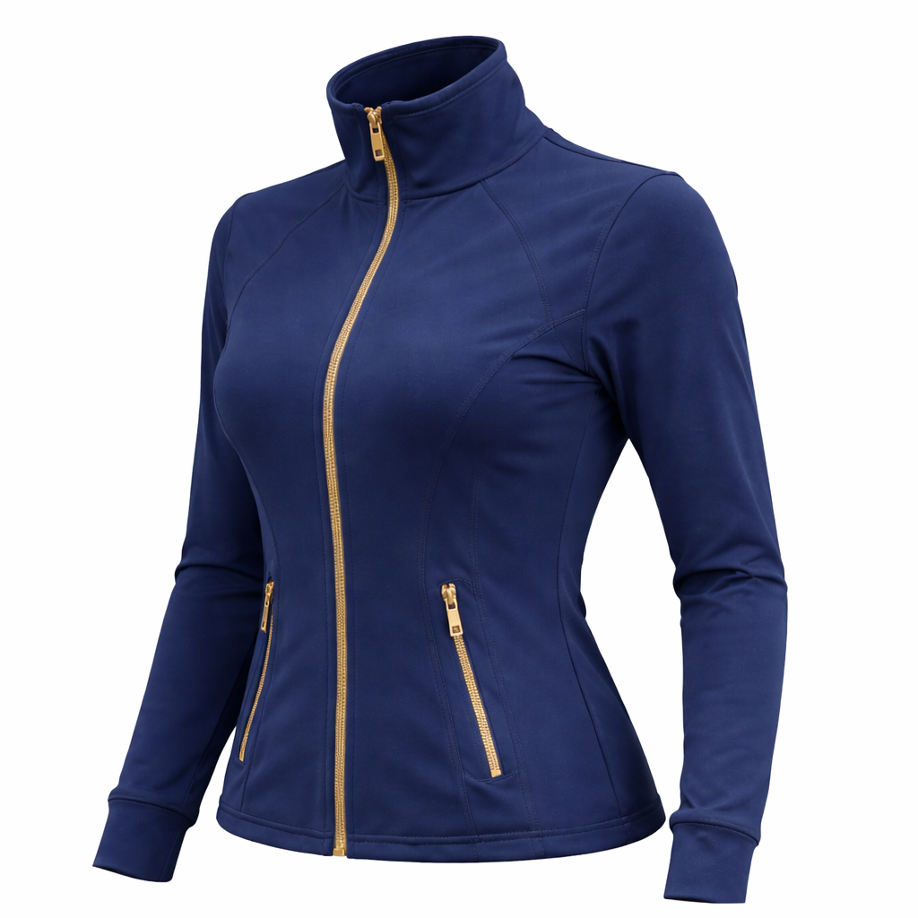 Navy Blue Sculpt Jacket