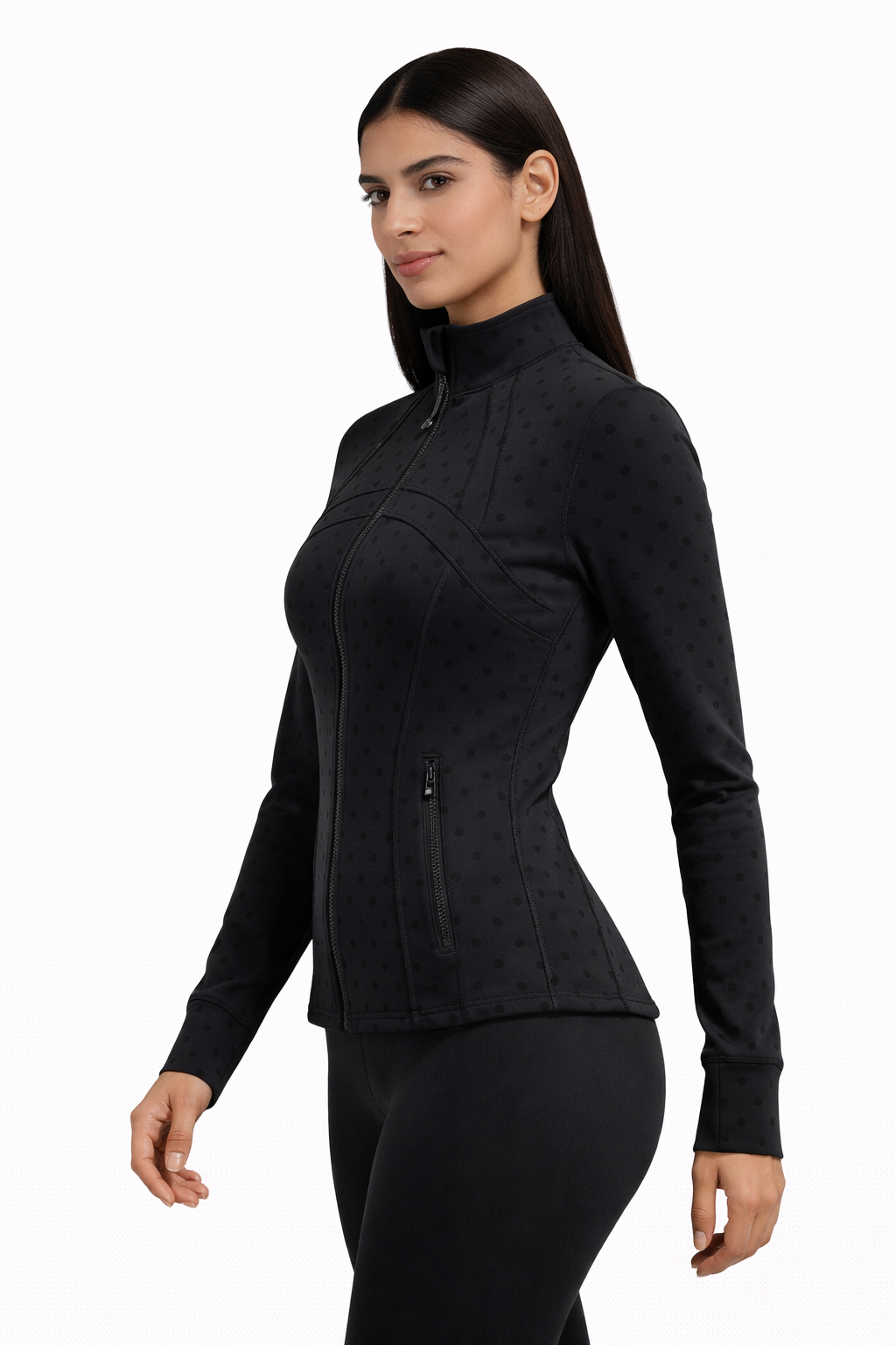 Polka Dot Sculpt Jacket