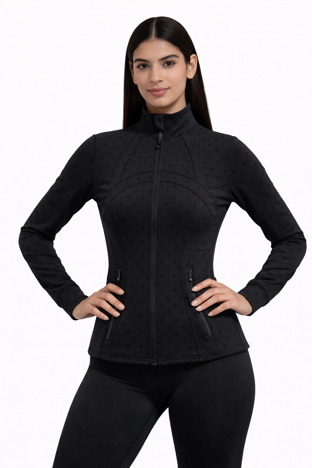 Polka Dot Sculpt Jacket