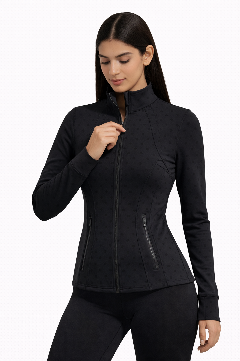 Polka Dot Sculpt Jacket