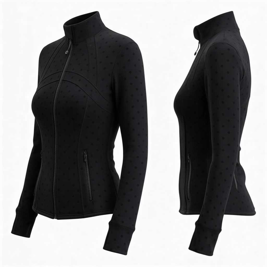 Polka Dot Sculpt Jacket
