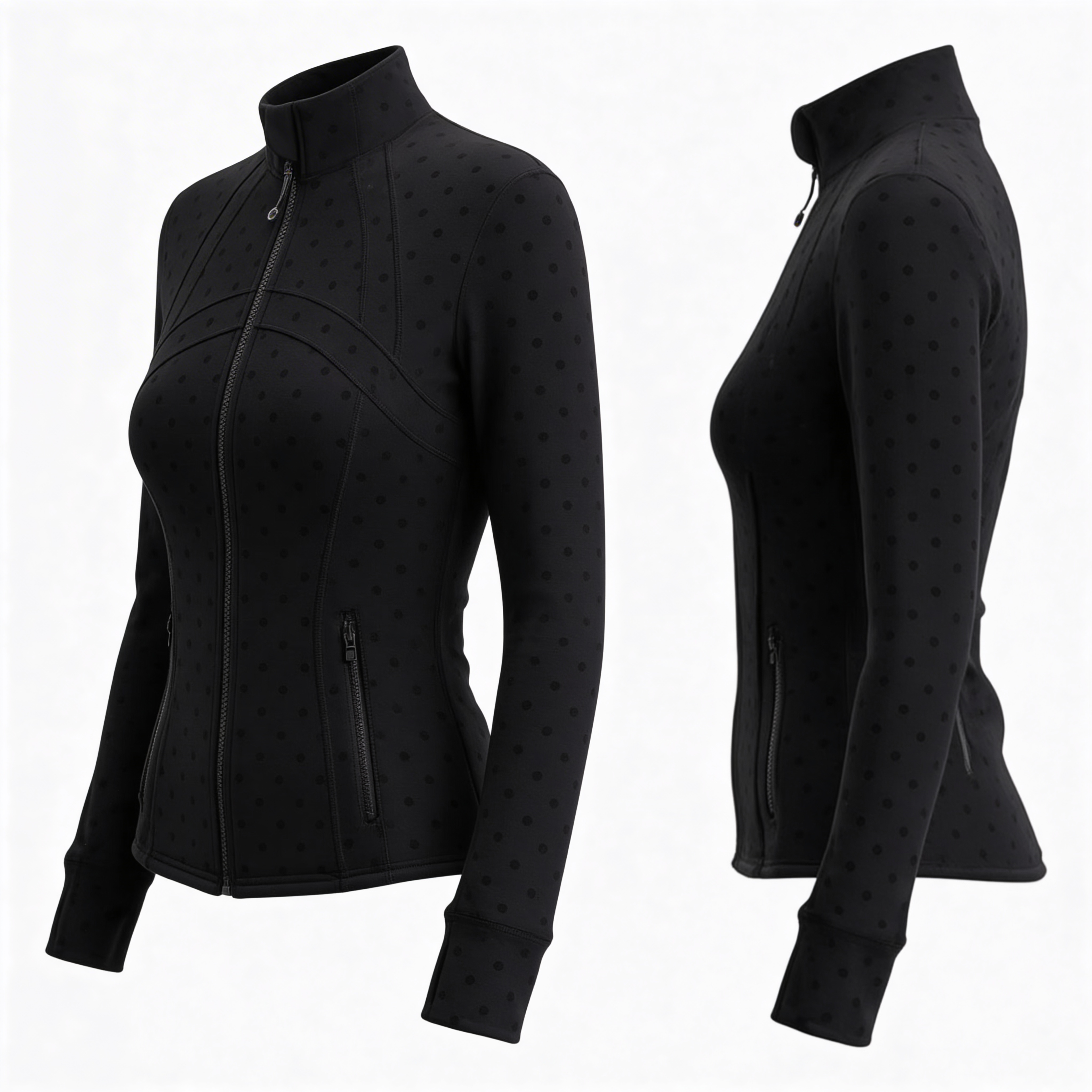 Polka Dot Sculpt Jacket