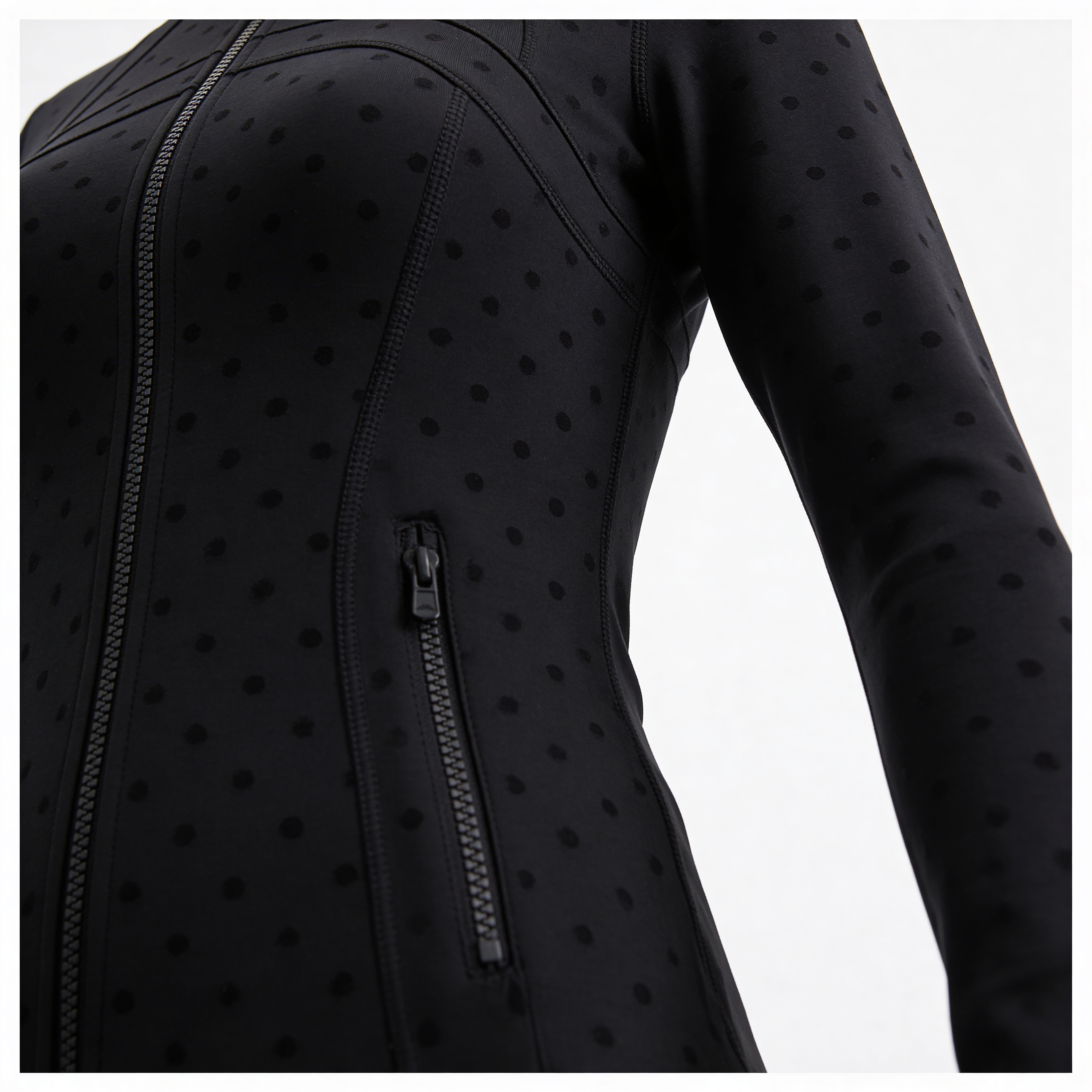 Polka Dot Sculpt Jacket