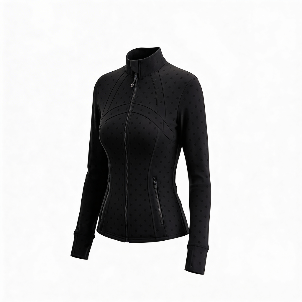 Polka Dot Sculpt Jacket